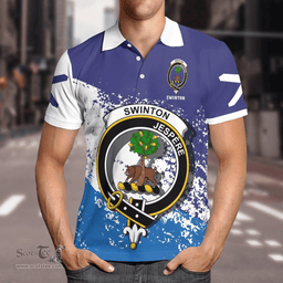 Scottish Swinton Clan Crest Scotland Polo Shirt - Tartan Plaid Polo Shirt Scottish Plaid Tartan Plaid - ScotsTee - scotstee.com