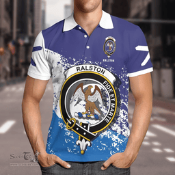Scottish Ralston Clan Crest Scotland Polo Shirt - Tartan Plaid Polo Shirt Scottish Plaid Tartan Plaid - ScotsTee - scotstee.com