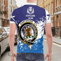 Scottish Gartshore Clan Crest Scotland Polo Shirt - Tartan Plaid Polo Shirt Scottish Plaid Tartan Plaid - ScotsTee - scotstee.com