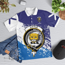 Scottish Little Clan Crest Scotland Polo Shirt - Tartan Plaid Polo Shirt Scottish Plaid Tartan Plaid - ScotsTee - scotstee.com