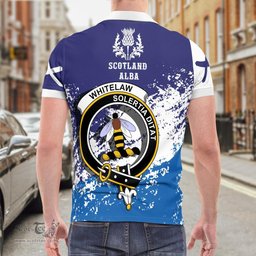 Scottish Whitelaw Clan Crest Scotland Polo Shirt - Tartan Plaid Polo Shirt Scottish Plaid Tartan Plaid - ScotsTee - scotstee.com