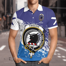 Scottish Tweedie Clan Crest Scotland Polo Shirt - Tartan Plaid Polo Shirt Scottish Plaid Tartan Plaid - ScotsTee - scotstee.com