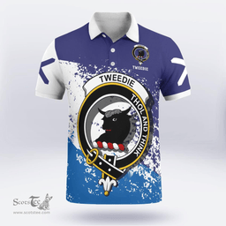 Scottish Tweedie Clan Crest Scotland Polo Shirt - Tartan Plaid Polo Shirt Scottish Plaid Tartan Plaid - ScotsTee - scotstee.com