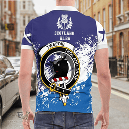 Scottish Tweedie Clan Crest Scotland Polo Shirt - Tartan Plaid Polo Shirt Scottish Plaid Tartan Plaid - ScotsTee - scotstee.com