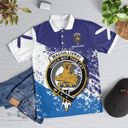 Scottish Macgillivray Clan Crest Scotland Polo Shirt - Tartan Plaid Polo Shirt Scottish Plaid Tartan Plaid - ScotsTee - scotstee.com
