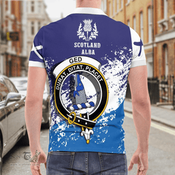 Scottish Ged Clan Crest Scotland Polo Shirt - Tartan Plaid Polo Shirt Scottish Plaid Tartan Plaid - ScotsTee - scotstee.com