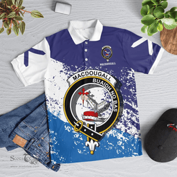Scottish Macdougall Clan Crest Scotland Polo Shirt - Tartan Plaid Polo Shirt Scottish Plaid Tartan Plaid - ScotsTee - scotstee.com