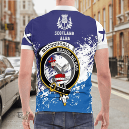 Scottish Macdougall Clan Crest Scotland Polo Shirt - Tartan Plaid Polo Shirt Scottish Plaid Tartan Plaid - ScotsTee - scotstee.com