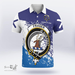 Scottish Fraser Of Lovat Clan Crest Scotland Polo Shirt - Tartan Plaid Polo Shirt Scottish Plaid Tartan Plaid - ScotsTee - scotstee.com