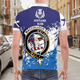 Scottish Macculloch Clan Crest Scotland Polo Shirt - Tartan Plaid Polo Shirt Scottish Plaid Tartan Plaid - ScotsTee - scotstee.com