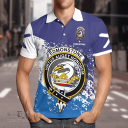 Scottish Edmonstone Of Duntreath Clan Crest Scotland Polo Shirt - Tartan Plaid Polo Shirt Scottish Plaid Tartan Plaid - ScotsTee - scotstee.com