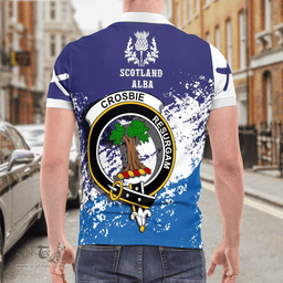 Scottish Crosbie Clan Crest Scotland Polo Shirt - Tartan Plaid Polo Shirt Scottish Plaid Tartan Plaid - ScotsTee - scotstee.com