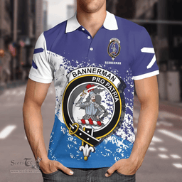 Scottish Bannerman Clan Crest Scotland Polo Shirt - Tartan Plaid Polo Shirt Scottish Plaid Tartan Plaid - ScotsTee - scotstee.com