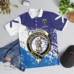 Scottish Mckerrell Clan Crest Scotland Polo Shirt - Tartan Plaid Polo Shirt Scottish Plaid Tartan Plaid - ScotsTee - scotstee.com