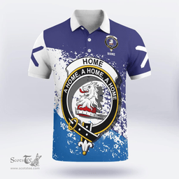 Scottish Home Clan Crest Scotland Polo Shirt - Tartan Plaid Polo Shirt Scottish Plaid Tartan Plaid - ScotsTee - scotstee.com