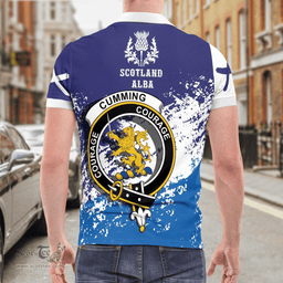 Scottish Cumming Clan Crest Scotland Polo Shirt - Tartan Plaid Polo Shirt Scottish Plaid Tartan Plaid - ScotsTee - scotstee.com