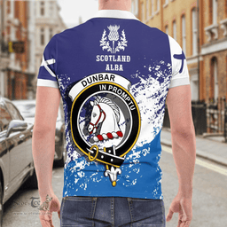Scottish Dunbar Clan Crest Scotland Polo Shirt - Tartan Plaid Polo Shirt Scottish Plaid Tartan Plaid - ScotsTee - scotstee.com