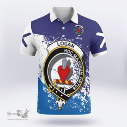 Scottish Logan Clan Crest Scotland Polo Shirt - Tartan Plaid Polo Shirt Scottish Plaid Tartan Plaid - ScotsTee - scotstee.com