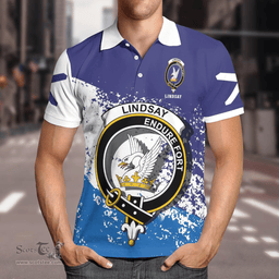 Scottish Lindsay Clan Crest Scotland Polo Shirt - Tartan Plaid Polo Shirt Scottish Plaid Tartan Plaid - ScotsTee - scotstee.com