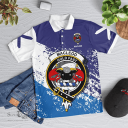 Scottish Macleod Of Lewis Clan Crest Scotland Polo Shirt - Tartan Plaid Polo Shirt Scottish Plaid Tartan Plaid - ScotsTee - scotstee.com