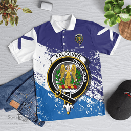 Scottish Falconer Clan Crest Scotland Polo Shirt - Tartan Plaid Polo Shirt Scottish Plaid Tartan Plaid - ScotsTee - scotstee.com
