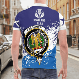 Scottish Falconer Clan Crest Scotland Polo Shirt - Tartan Plaid Polo Shirt Scottish Plaid Tartan Plaid - ScotsTee - scotstee.com