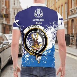 Scottish Gordon Clan Crest Scotland Polo Shirt - Tartan Plaid Polo Shirt Scottish Plaid Tartan Plaid - ScotsTee - scotstee.com