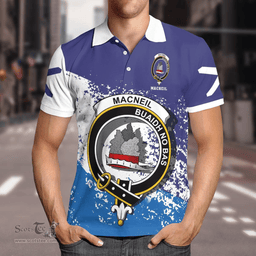 Scottish Macneil Of Barra Clan Crest Scotland Polo Shirt - Tartan Plaid Polo Shirt Scottish Plaid Tartan Plaid - ScotsTee - scotstee.com