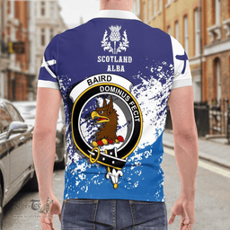 Scottish Baird Clan Crest Scotland Polo Shirt - Tartan Plaid Polo Shirt Scottish Plaid Tartan Plaid - ScotsTee - scotstee.com