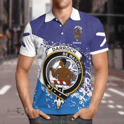 Scottish Darroch Of Gourock Clan Crest Scotland Polo Shirt - Tartan Plaid Polo Shirt Scottish Plaid Tartan Plaid - ScotsTee - scotstee.com