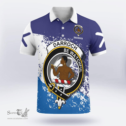 Scottish Darroch Of Gourock Clan Crest Scotland Polo Shirt - Tartan Plaid Polo Shirt Scottish Plaid Tartan Plaid - ScotsTee - scotstee.com