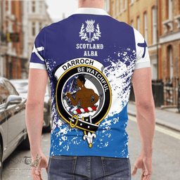 Scottish Darroch Of Gourock Clan Crest Scotland Polo Shirt - Tartan Plaid Polo Shirt Scottish Plaid Tartan Plaid - ScotsTee - scotstee.com