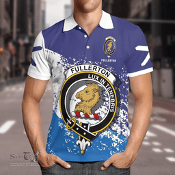 Scottish Fullerton Clan Crest Scotland Polo Shirt - Tartan Plaid Polo Shirt Scottish Plaid Tartan Plaid - ScotsTee - scotstee.com