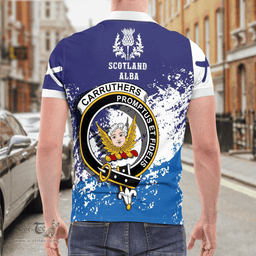 Scottish Carruthers Clan Crest Scotland Polo Shirt - Tartan Plaid Polo Shirt Scottish Plaid Tartan Plaid - ScotsTee - scotstee.com
