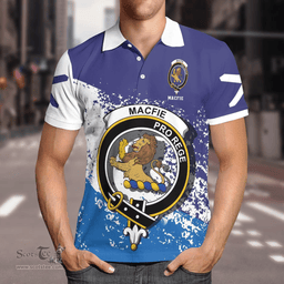 Scottish Macfie Of Dreghorn Clan Crest Scotland Polo Shirt - Tartan Plaid Polo Shirt Scottish Plaid Tartan Plaid - ScotsTee - scotstee.com