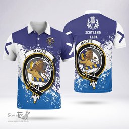 Scottish Macfie Of Dreghorn Clan Crest Scotland Polo Shirt - Tartan Plaid Polo Shirt Scottish Plaid Tartan Plaid - ScotsTee - scotstee.com