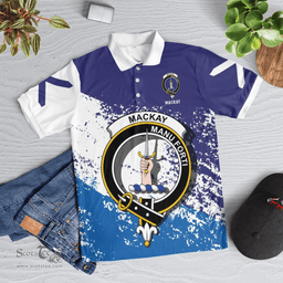 Scottish Mackay Clan Crest Scotland Polo Shirt - Tartan Plaid Polo Shirt Scottish Plaid Tartan Plaid - ScotsTee - scotstee.com