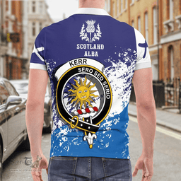 Scottish Kerr Clan Crest Scotland Polo Shirt - Tartan Plaid Polo Shirt Scottish Plaid Tartan Plaid - ScotsTee - scotstee.com