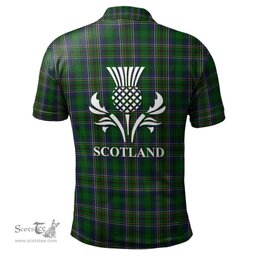 Scottish Cockburn Clan It's In My DNA - DNA In Me Crest Tartan Polo Shirt Scottish Plaid Tartan Plaid - ScotsTee - scotstee.com