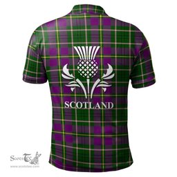 Scottish Taylor Clan It's In My DNA - DNA In Me Crest Tartan Polo Shirt Scottish Plaid Tartan Plaid - ScotsTee - scotstee.com
