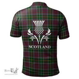 Scottish Crosbie Clan It's In My DNA - DNA In Me Crest Tartan Polo Shirt Scottish Plaid Tartan Plaid - ScotsTee - scotstee.com