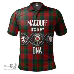 Scottish MacDuff Clan It's In My DNA - DNA In Me Crest Tartan Polo Shirt Scottish Plaid Tartan Plaid - ScotsTee - scotstee.com