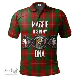 Scottish MacFie Clan It's In My DNA - DNA In Me Crest Tartan Polo Shirt Scottish Plaid Tartan Plaid - ScotsTee - scotstee.com