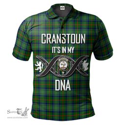 Scottish Cranstoun Clan It's In My DNA - DNA In Me Crest Tartan Polo Shirt Scottish Plaid Tartan Plaid - ScotsTee - scotstee.com