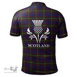 Scottish Durie Clan It's In My DNA - DNA In Me Crest Tartan Polo Shirt Scottish Plaid Tartan Plaid - ScotsTee - scotstee.com