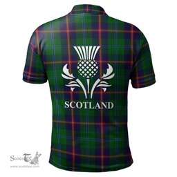 Scottish Young Clan It's In My DNA - DNA In Me Crest Tartan Polo Shirt Scottish Plaid Tartan Plaid - ScotsTee - scotstee.com