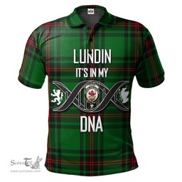 Scottish Lundin Clan It's In My DNA - DNA In Me Crest Tartan Polo Shirt Scottish Plaid Tartan Plaid - ScotsTee - scotstee.com