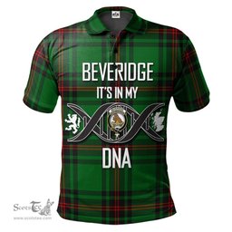 Scottish Beveridge Clan It's In My DNA - DNA In Me Crest Tartan Polo Shirt Scottish Plaid Tartan Plaid - ScotsTee - scotstee.com