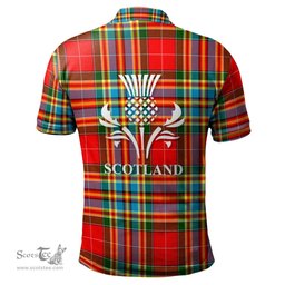Scottish Chattan Clan It's In My DNA - DNA In Me Crest Tartan Polo Shirt Scottish Plaid Tartan Plaid - ScotsTee - scotstee.com