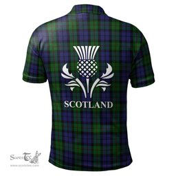 Scottish Dundas Clan It's In My DNA - DNA In Me Crest Tartan Polo Shirt Scottish Plaid Tartan Plaid - ScotsTee - scotstee.com